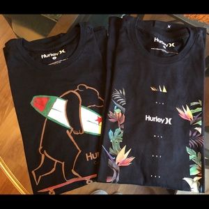 2 Men’s Hurley T-shirts L